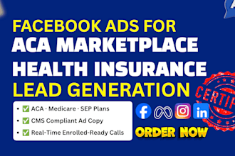 run facebook ads lead generation campaign for health insurance agents