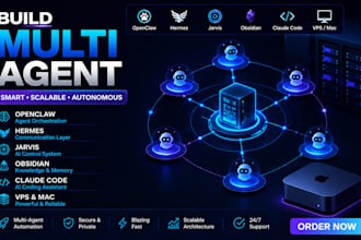 build multi ai agent openclaw hermes jarvis obsidian memory claude code vps mac