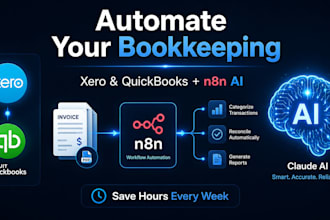 automate your bookkeeping invoices and xero quickbooks with n8n ai