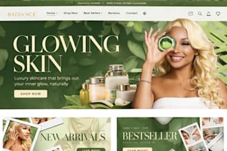 ai automated skin care website preorder skin care store beauty website cosmetics