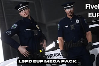 create fivem custom clothing eup packs ems fivepd