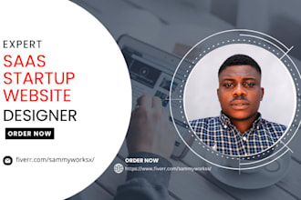 build a conversion focused saas startup website for your startup brand