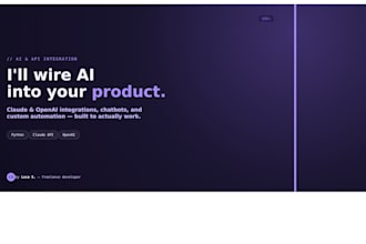 integrate claude or openai API into your website or app