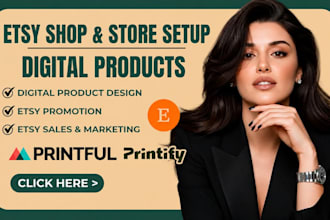 design etsy digital product etsy shop etsy store setup for digital products