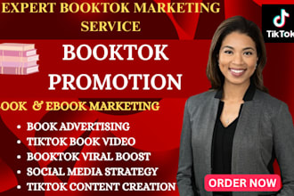 promote your book with tiktok ads, video marketing, and KDP promotion for sales