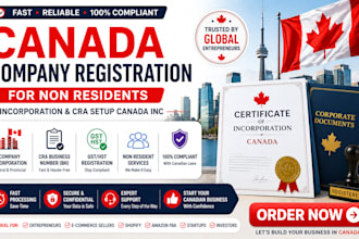 register canada company for non residents incorporation cra setup canada inc