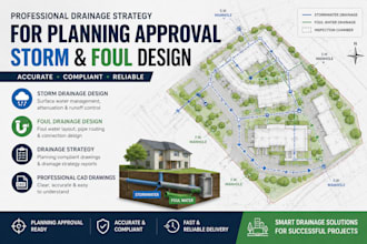 us drainage strategy for planning approval storm and foul design