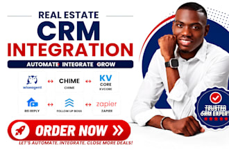 wise agent chime idx website kvcore rei reply follow up boss zapier integration