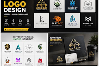 design a professional modern minimalist logo for your brand