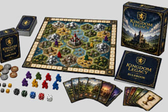 design board game artwork custom card game tabletop game card board game box