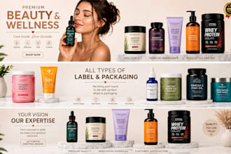 design modern beauty and wellness social media posts