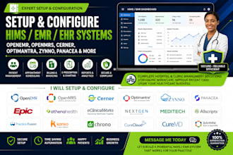 setup hims openemr optimantra zynno panacea cerner openmrs athenahealth kareo