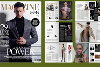 design digital magazine fashion lookbook product catalog brochure flipbook