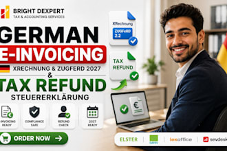 do german e invoicing xrechnung zugferd b2b vat and tax refund steuererklarung