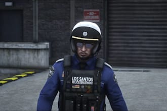 create custom eup clothing uniforms and department packs for fivem pd servers