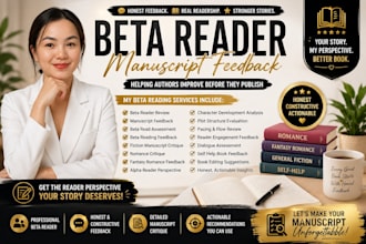 beta read your romance or romantasy beta reader with detailed feedback