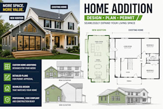 design city permit drawings for home addition and remodel