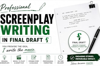 format or convert your script with final draft