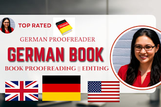 proofread your german text, i will be your german proofreader,