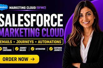 create saleforce marketing cloud sfmc email journey and automation