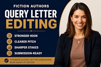 edit and strengthen your query letter for literary agents