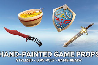 create high quality game ready asset