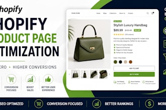 optimize your shopify product page for SEO and conversions
