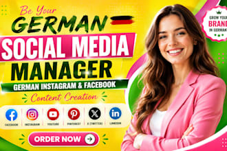be your german social media manager, german instagram facebook content creation