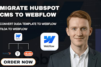 migrate hubspot cms to webflow convert duda template to webflow tilda to webflow