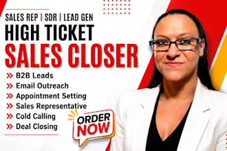 high ticket sales closer for SEO and marketing agencies appointment setting