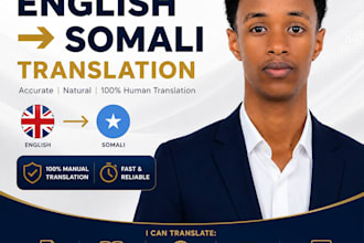 professionally translate from english to somali
