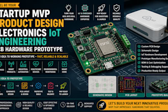 design startup mvp product electronics iot engineering pcb hardware prototype