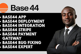 build base 44 app, base 44 integration, base 44 automation, base 44 webapp fix