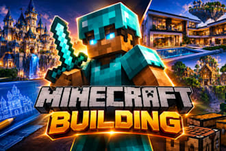 build mine craft castles, cities, houses, maps and custom worlds