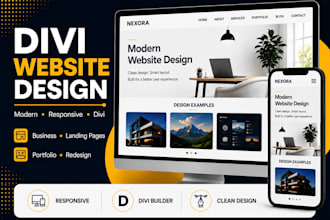 design a professional divi wordpress website