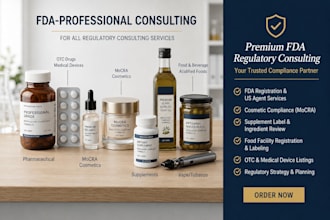 do mocra cosmetic listing and fda registration