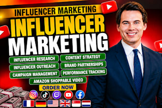 research contact instagram youtube tiktok influencers for your brand campaign
