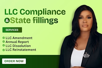 file llc amendment dissolution annual report and reinstatement