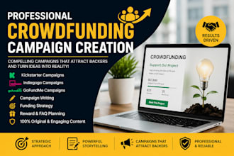 promote your kickstarter, indiegogo, or gofundme crowdfunding campaign
