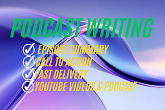 write engaging podcast script