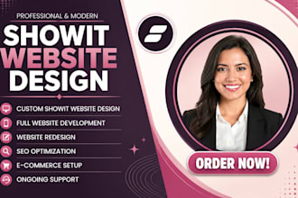 design, redesign showit website , customize showit, showit template, seo
