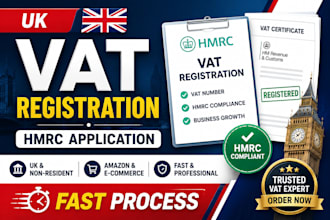 do UK vat registration, hmrc application and vat number