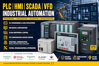program plc hmi scada industrial automation schneider siemens allen bradley vfd