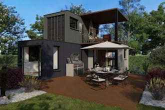 design tiny house, shipping container, modular home and garden shed