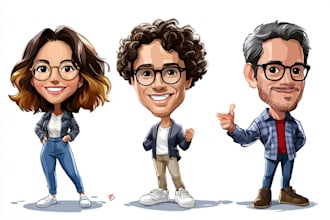 draw nice cartoons and caricatures