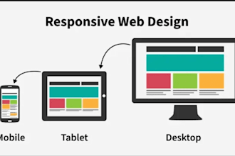 build a responsive web application with frontend and backend