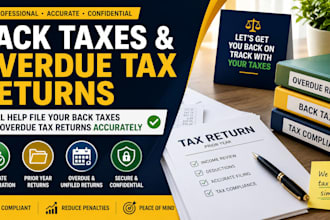 help file your back taxes and overdue tax returns accurately