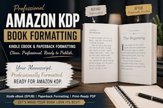 amazon KDP book formatting kindle ebook formatting