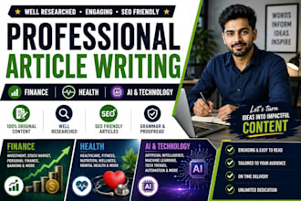 write SEO friendly articles and blog posts