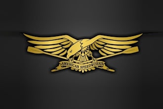 make classic nautical logo for american speed works